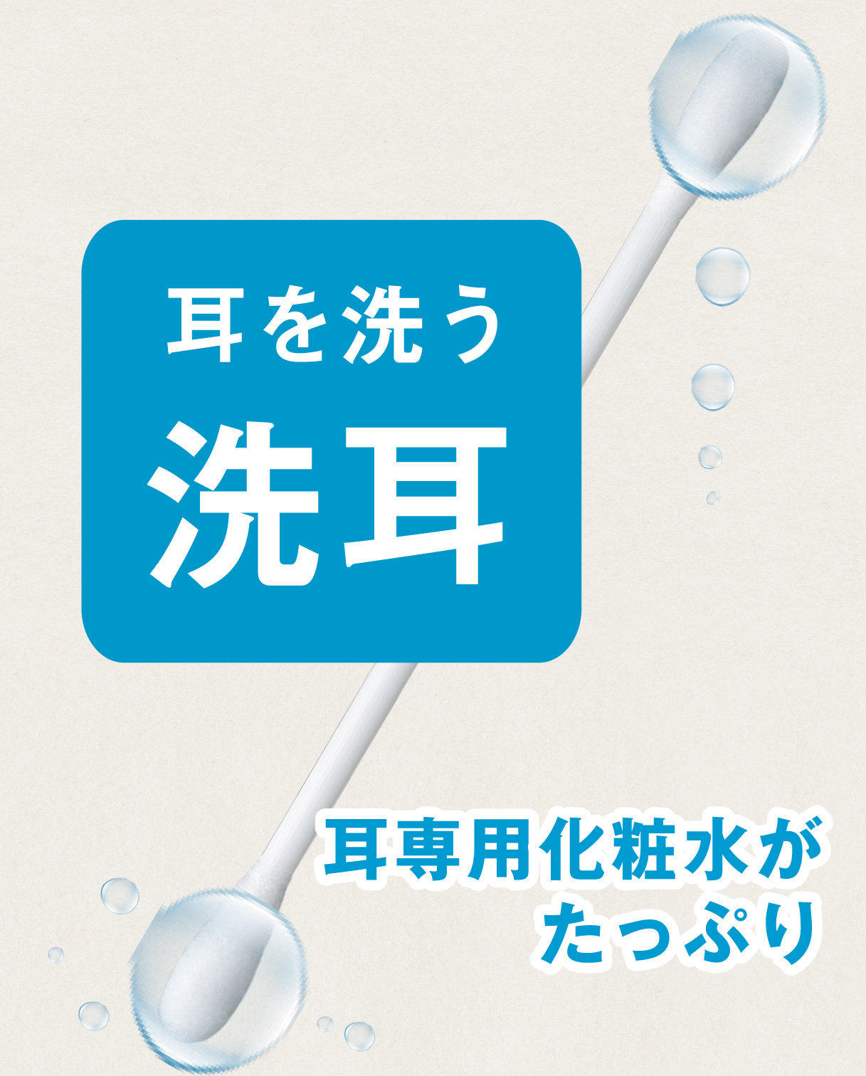 和みのうるうる水綿棒 50本入 | 衛生材料の平和メディク